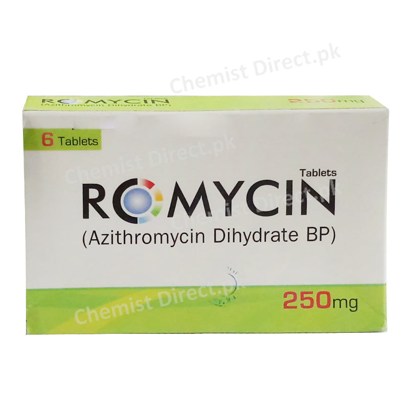 Romycin Script Example Romycin 250mg Tablet – ChemistDirect.pk