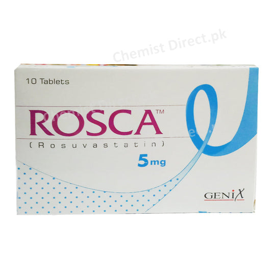 Rosca 5mg Tablet Rosuvastatin Genix pharma