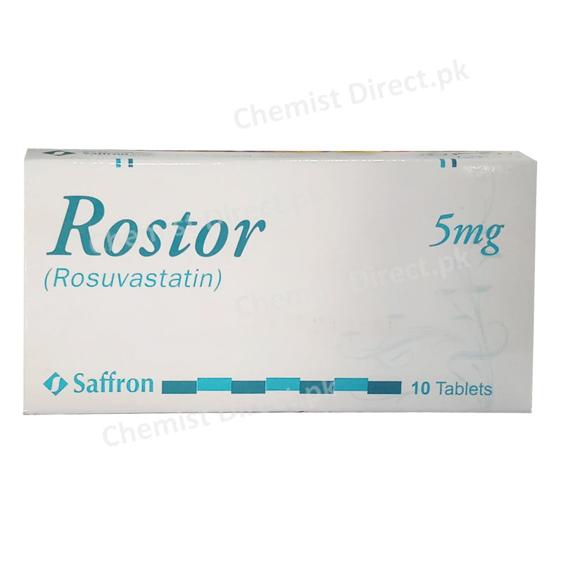 Rostor 5mg  Tablet Saffron Pharmaceuticals Pvt_ Ltd Statins Rosuvastatin