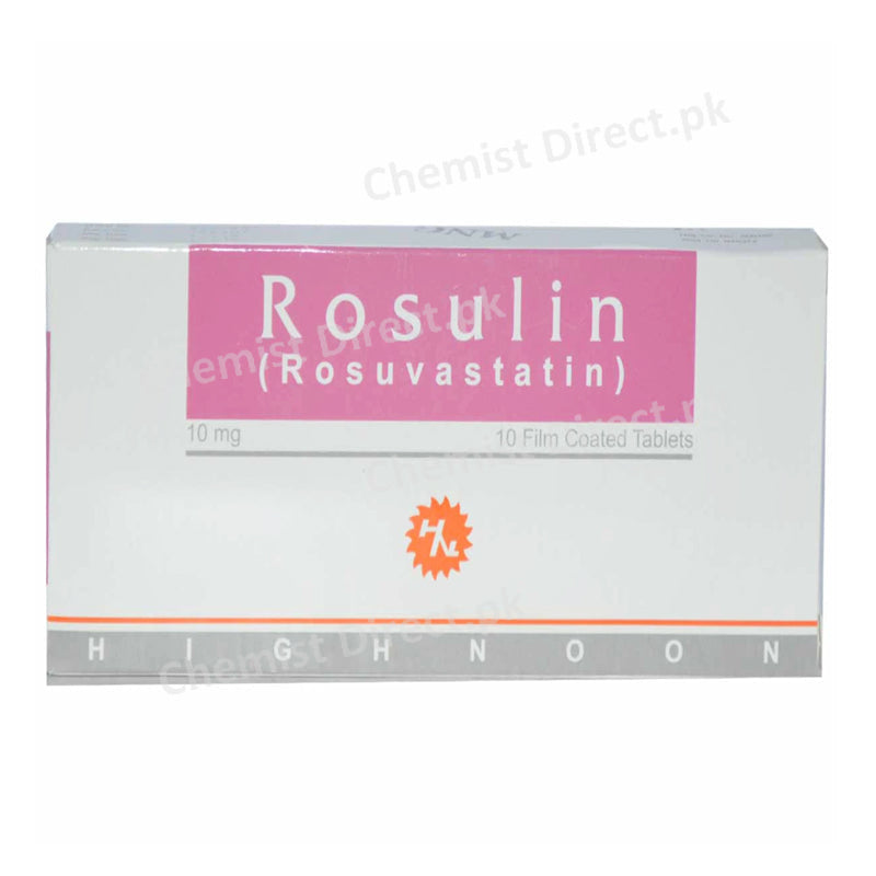 Rosulin 10mg Tablet Highnoon Laboratories Ltd Statins Rosuvastatin