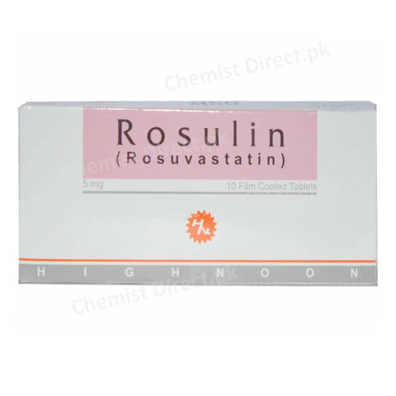 Rosulin 5m  Tablet Highnoon Laboratories Ltd Statins Rosuvastatin