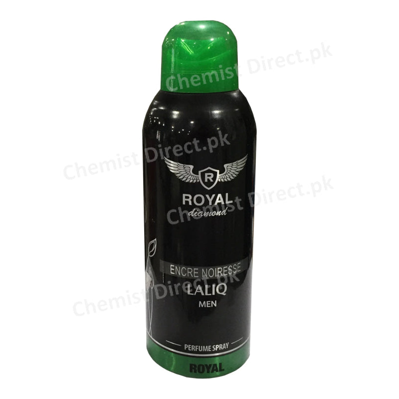 Royal Diamond Encre Noiresse Laliq Men Perfume Spray 200Ml Personal Care