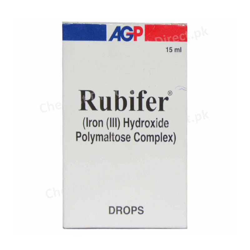 Rubifer 15ml drop AGP Pharma Anti-Anemic Iron (III) hydroxide polymaltose complex