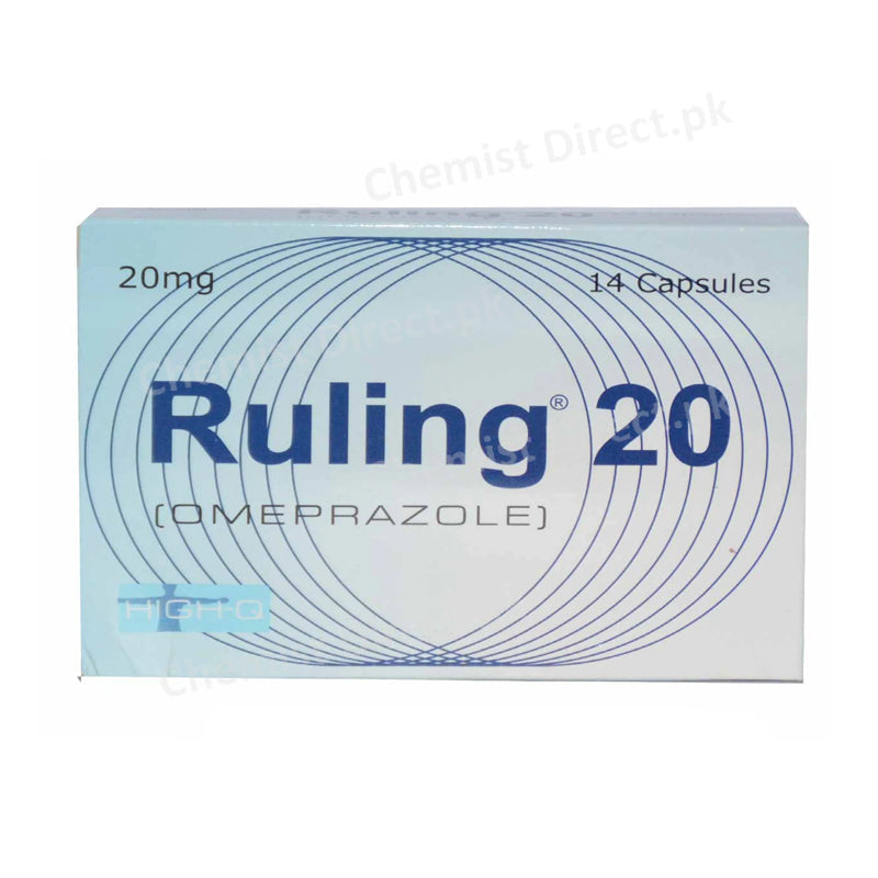 Ruling 20mg Capsule Anti-Ulcerant Omeprazole High Q Pharma