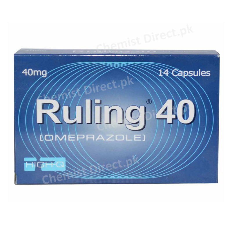 Ruling 40mg Capsule Anti-Ulcerant Omeprazole High Q Pharma