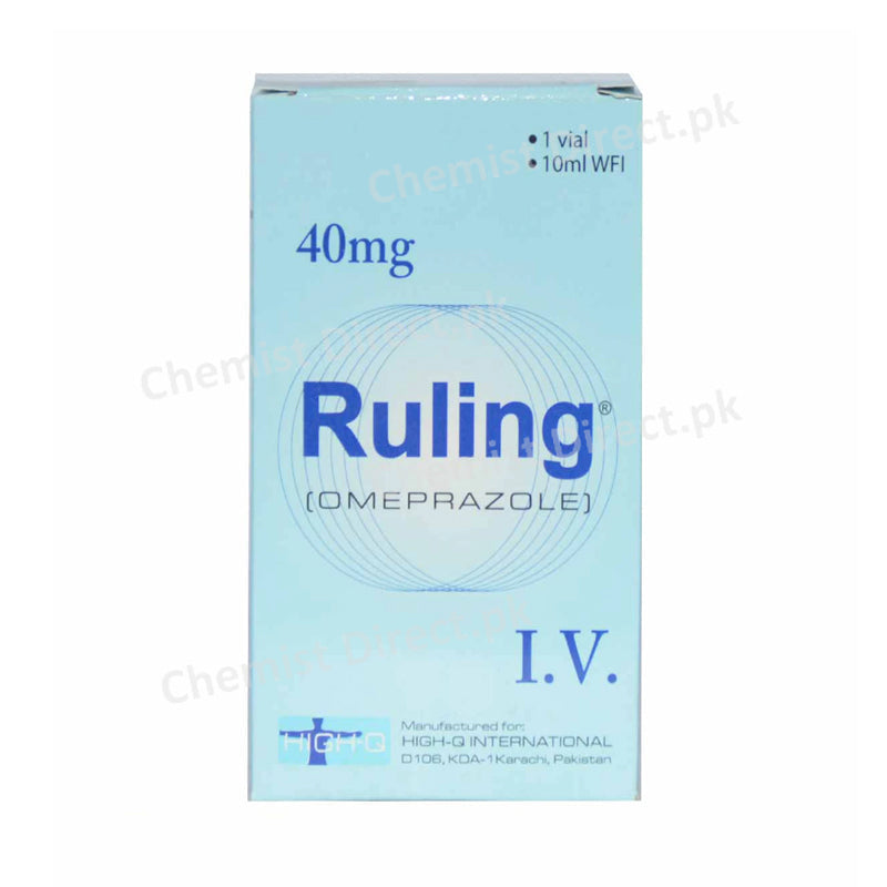 Ruling 40mg Injection Anti-Ulcerant Omeprazole High Q Pharma