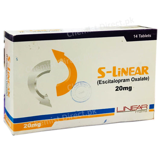 S Linear 20mg Tablet Escitalopram Oxalate