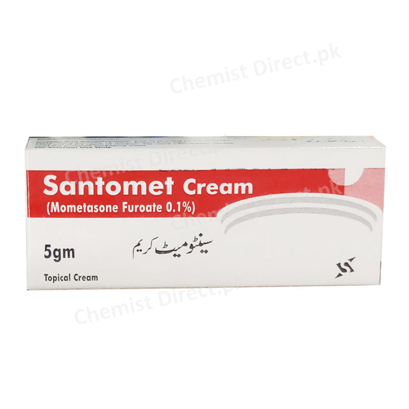 Santomet Cream 5G Mometasone Furoate0.1% Corticosteroids Sante pharma