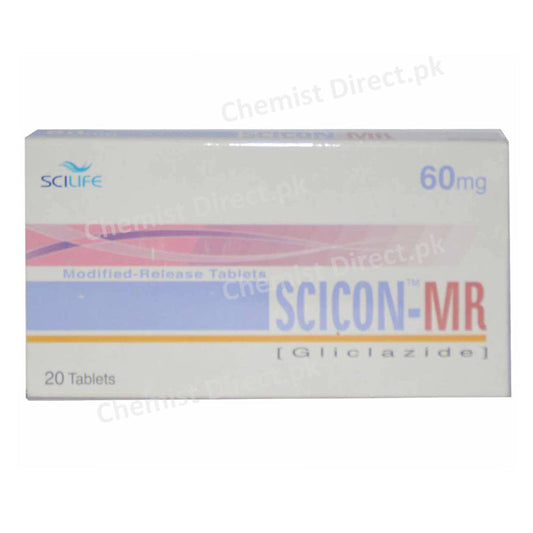 Scicon Mr 60mg Tablet Scilife Pharma PVT_ LTD Oral Hypoglycemic Gliclazid