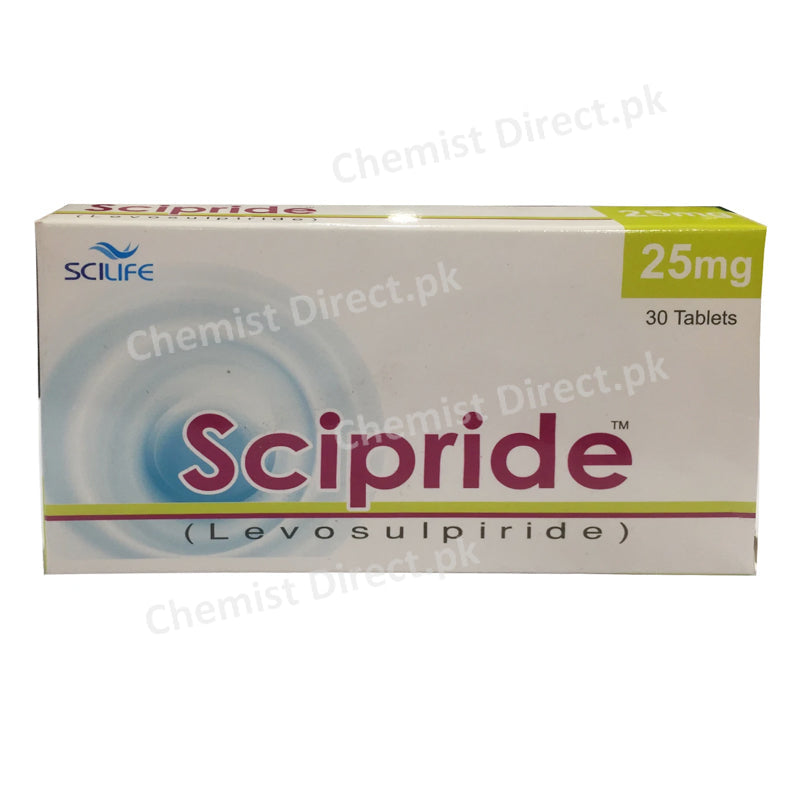 Scipride 25mg Tablet Scilife Pharma PVT_ LTD Gastroprokinetic Psychosis Levosulpiride