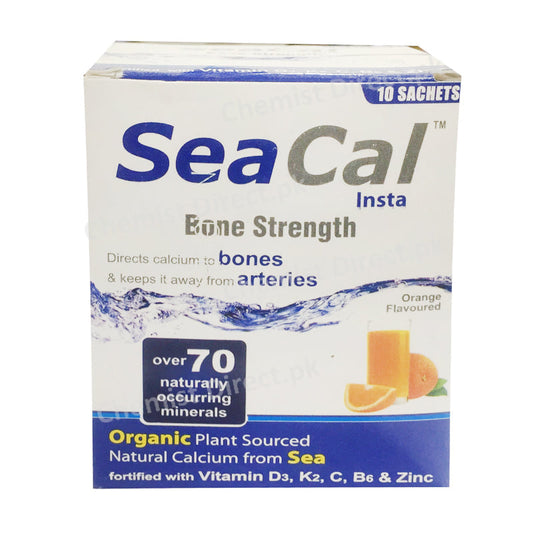 Seacal Sachets Bone Strenth Vitamin D3,K2,C,B6 & Zinc Wilson's Healthcare