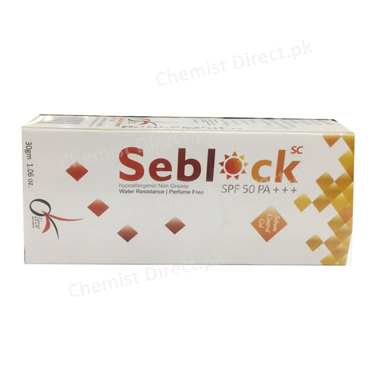 Seblock Spf 50 PA +++ Sunblock Olive Pharma