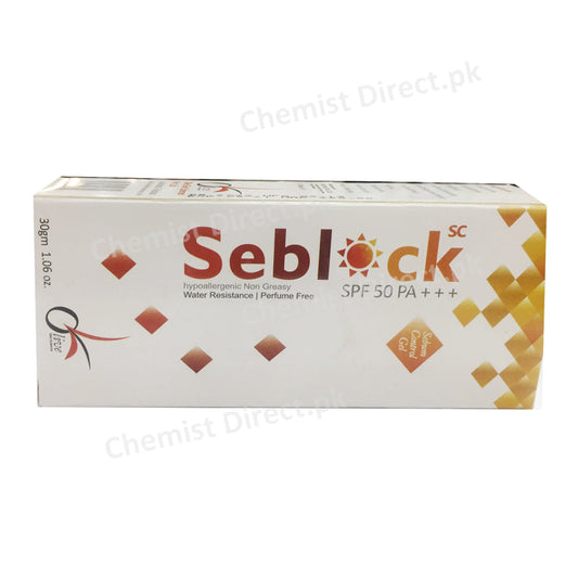 Seblock Spf 50 PA +++ Sunblock Olive Pharma