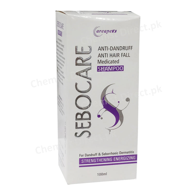 Sebo Care Shampoo 100ml Careapex phamra Anti-Dandruff Anti Hairfall