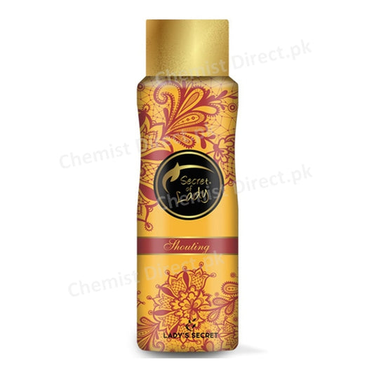 Secret Of Lady Shouting Body Spry 200 Ml Personal Care