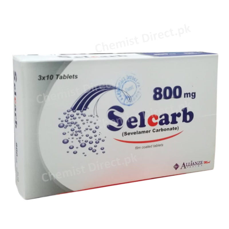 Selcarb 800mg Tablet Sevelamer Carbonate Genome Pharma