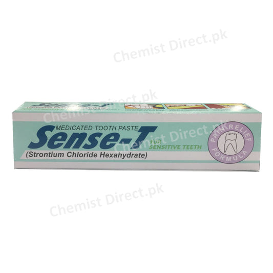 Sense T 100G Tooth Paste Platinum Pharmaceuticals Pvt  Ltd Oral Hygiene Strontium Chloride 1