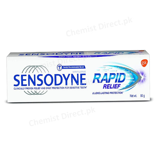 Sensodyne Rapid Action 100G Tooth Paste Personal Care