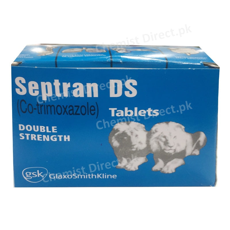 Septran Ds Tablet Glaxosmithkline Pakistan Limited Anti Bacterial Sulfamethoxazole 800mg Trimethoprim 160mg