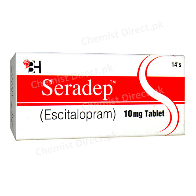 Seradep 10mg Tablet Barrett Hodgson Pakistan Pvt_ Ltd Anti Depressant Escitalopram