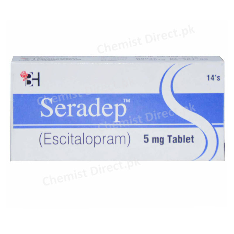 Seradep 5mg Tablet Barrett Hodgson Pakistan Pvt_ Ltd Anti Depressant Escitalopram