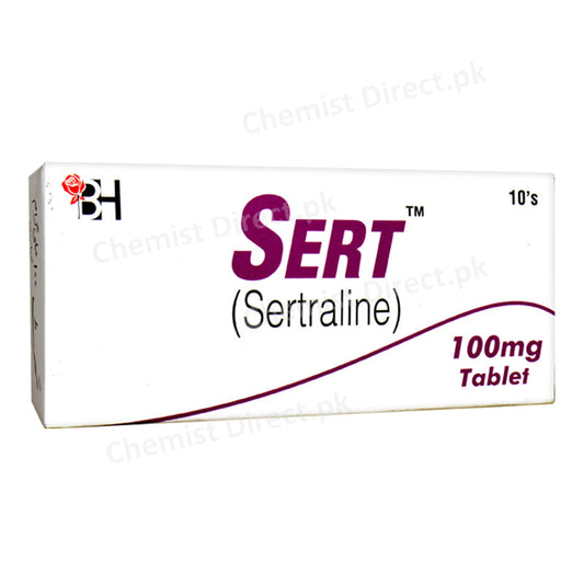 Sert 100mg Tablet Anti-Depressant Sertraline Barrett Hodgson