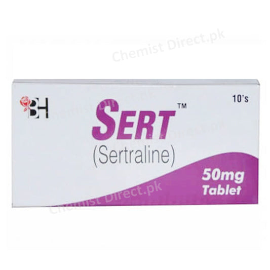 Sert 50mg Tablet Anti-Depressant Sertraline Barrett Hodgson