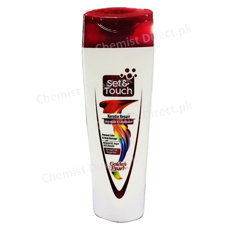 Set And Touch Keratin Repair Shampoo Plus Conditioner 190Ml Personal Care