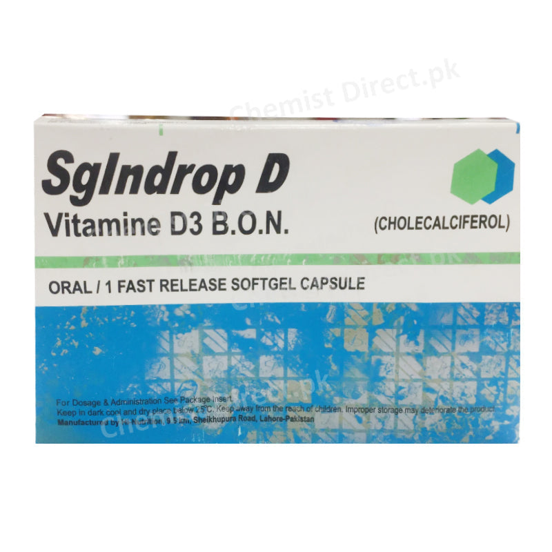 Sgindrop D 1 Capsule Cholecalciferol Neutro Pharma Vitamine D3 B.O.N
