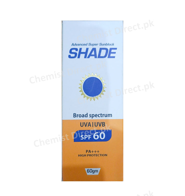Shade Advanced High Protection UVA/UVB Sunblock SPF60 60ml sublock