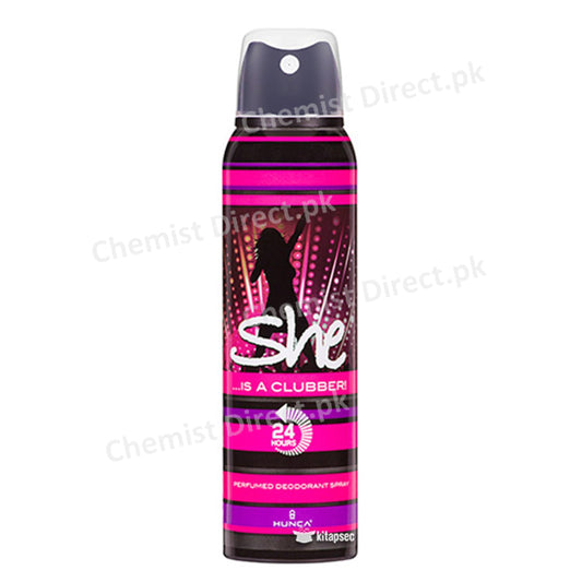 She Clubber Body Spray 150Ml Personal Care