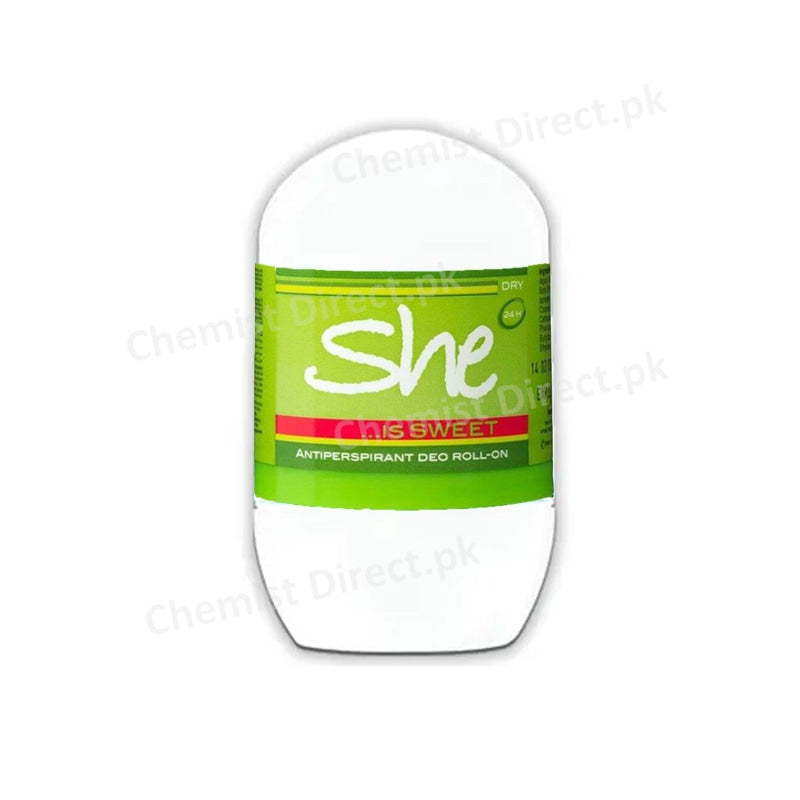 She Is Sweet Antiperspirant Roll-On Deodorant 40Ml Personal Care