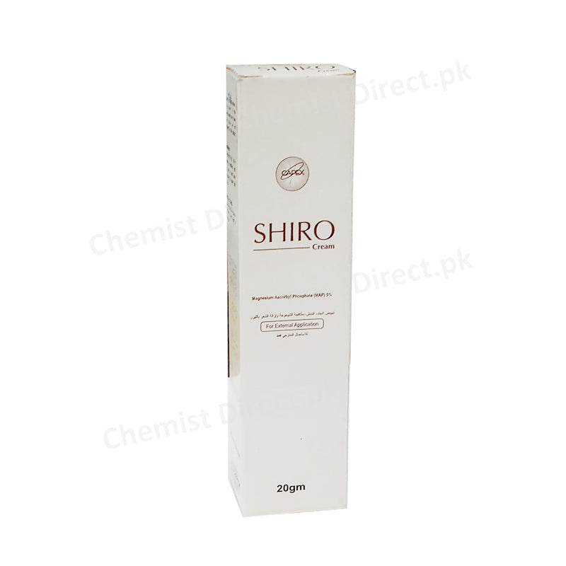 Shiro Cream 20gm Magnesium Ascorbyl Phosphate 5% Valor Pharma