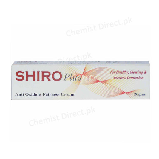Shiro Plus Cream 20gm Anti Oxidant Fairness Cream Valor Pharma