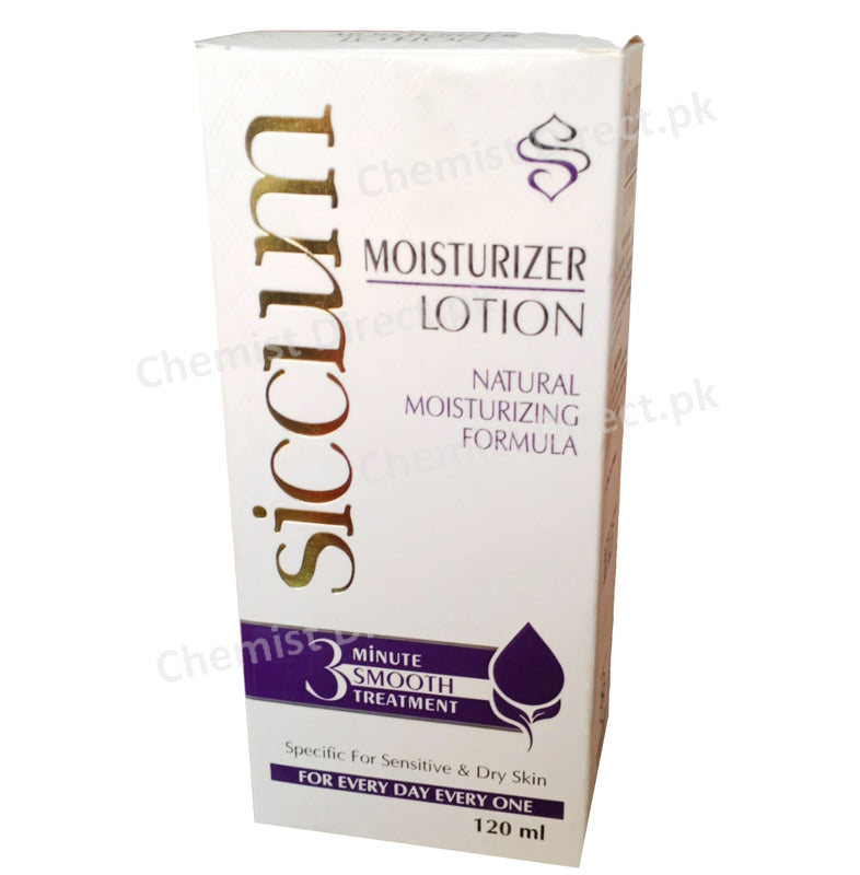Siccum Lotion Moisturizer 120Ml Moisturizer