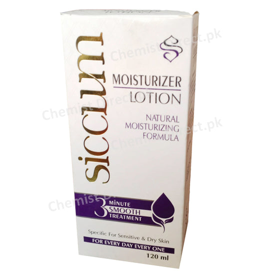 Siccum Lotion Moisturizer 120Ml Moisturizer