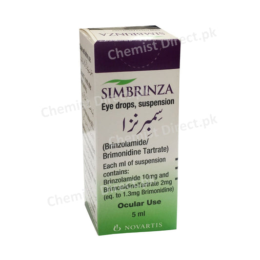 Simbrinza Eye Drop brinzolamide/brimonidine tartrate Novartis Pharma