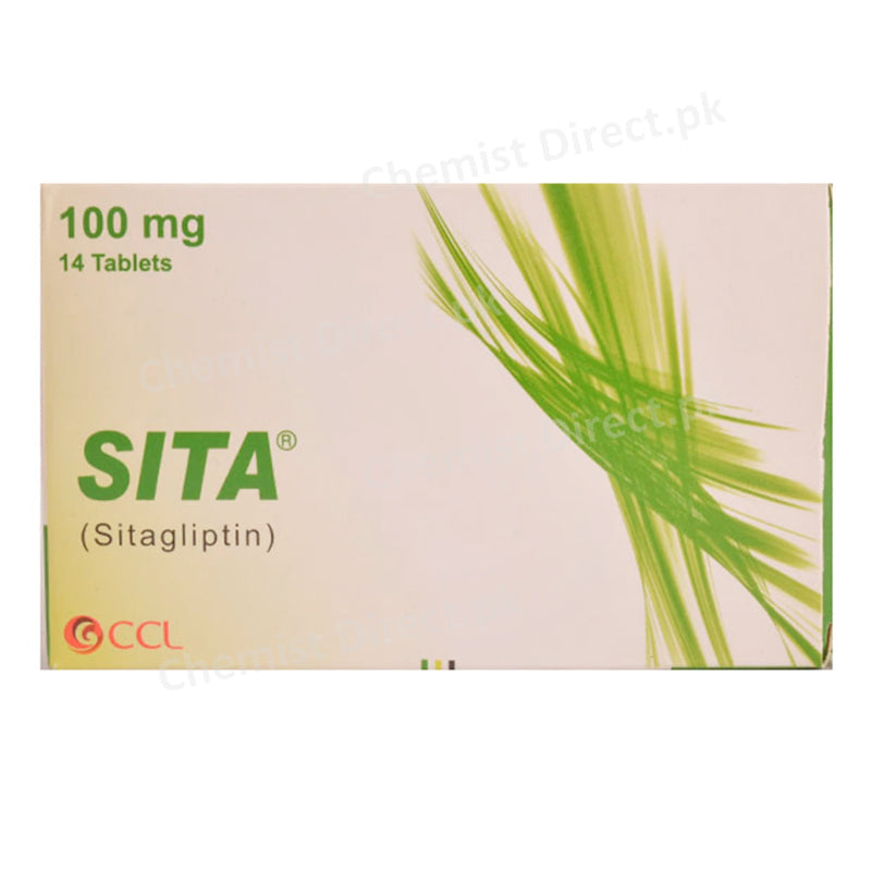 SITA 100mg Tablet CCL Pharmaceuticals Oral Hypoglycemic Sitagliptin