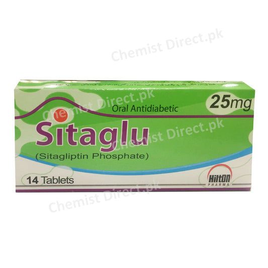 Sitaglu 25mg Tablet Hilton Pharma Pvt_ Ltd Oral Hypoglycemic Agents Sitagliptin Phosphate