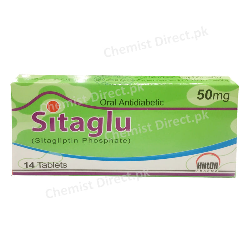     Sitaglu 50mg Tablet Hilton Pharma Pvt_ Ltd Oral Hypoglycemic Agents Sitagliptin Phosphate