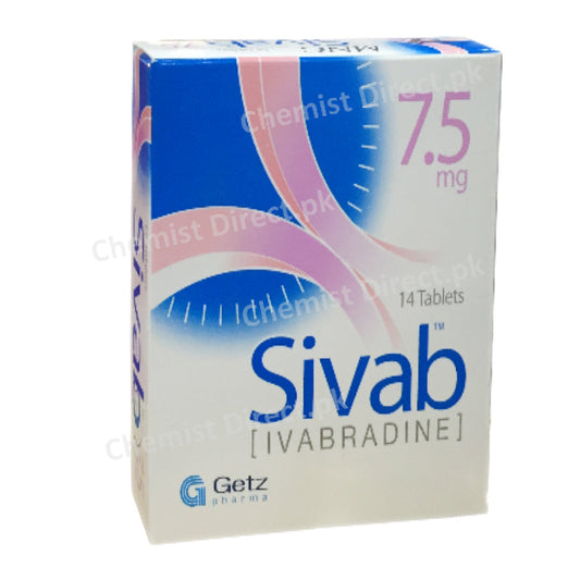 Sivab 5mg Tablet Getz Pharmaceuticals Pakistan Pvt Ltd Anti-Anginal Ivabradine