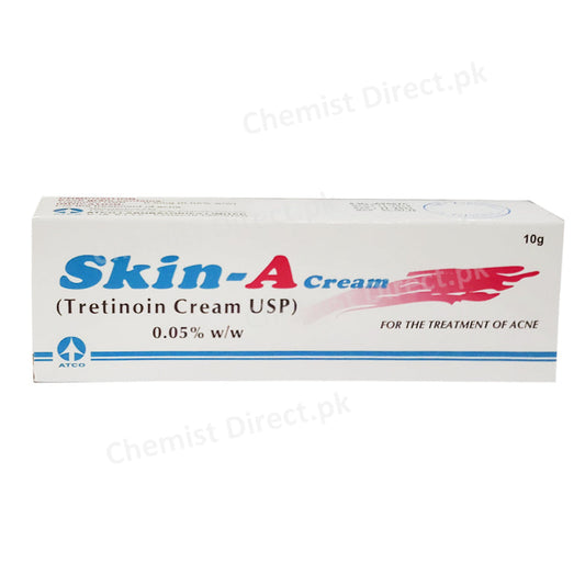 Skin-A Cream 10g Tretinoin 0.05% USP Anti-Acne Atco laboratories