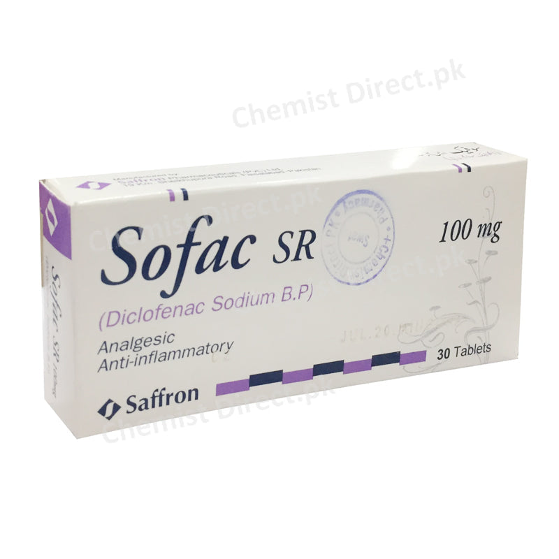 Sofac SR 100mg Tablet – ChemistDirect.pk