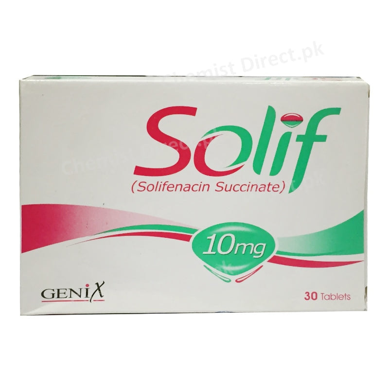 Solif 10mg Tablet Sami Pharmaceuticals Solifenacin Succinate