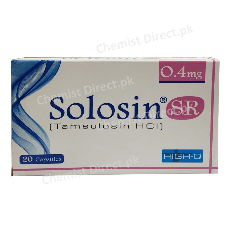 Solosin SR 0.4mg Tablet Tamsulosin Hcl
