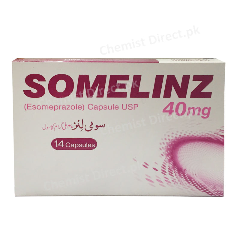 Somelinz 40mg Capsule Esomeprazole Anti-Ulcerant Bosch Pharmaceuticals