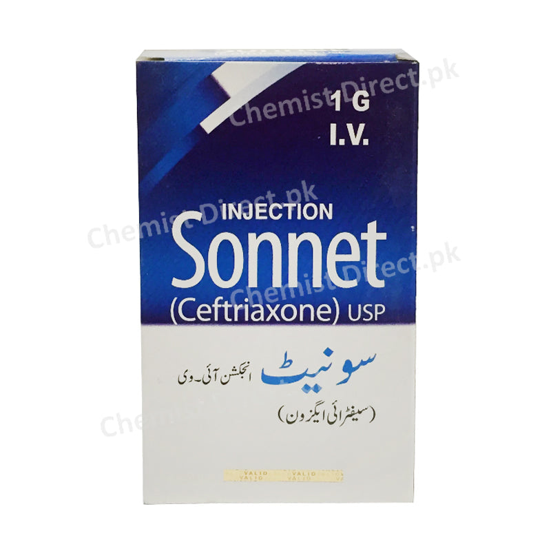 Sonnet 1G injection IV – ChemistDirect.pk