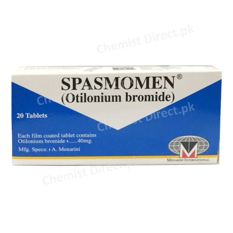 Spasmomen 40mg Tablet Pharmatec Anti Spasmodic Otilonium Bromide