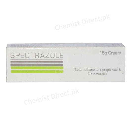 Spectrazole 15g cream pharma health pakistan pvt ._ ltd anti fungal_corticosteroid betamethasone dipropionate 0.05_ clotrimazole 1