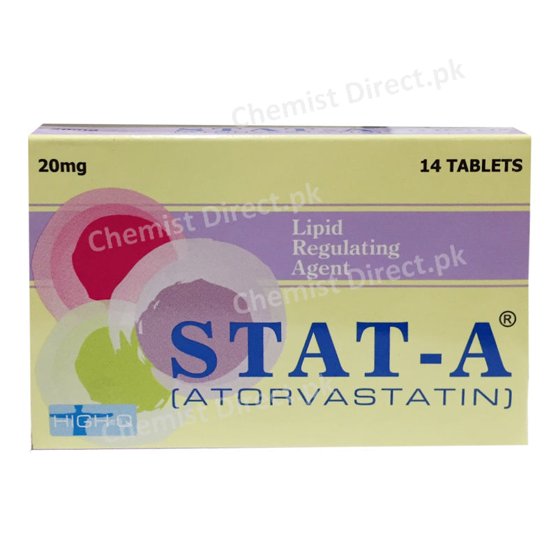 Stat A 20mg High Q Pharmaceuticals Statins Atorvastatin